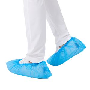 China PE CPE Disposable Waterproof Shoe Protectors for industry factory