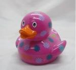 Custom Soft Transparent Mini Rubber Ducks Safe For Baby Shower Favors ISO