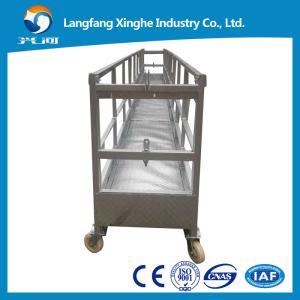 China Steel structure gondola , Construction lifting suspended platform , aerial suspended scaffolding factory