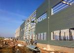 Prefab Steel Godown Construction / PEB Portal Frame Metal Godown Construction
