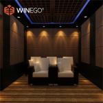 Engraving Wall Polyester Acoustic Panels , Polyester Fiber Acoustic Board OEM