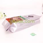 Vertical Corners Stand Up Gusseted Bags With Valve 135 Microns Thickness