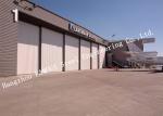 Hydraulic / Electrical Industrial Sliding Hanger Doors Horizontal Lifting Door