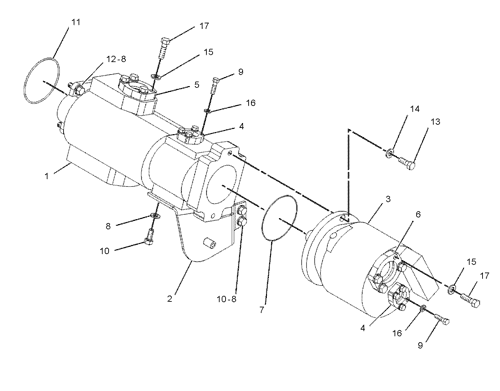 1361805 PUMP GP-HYDRAULIC Parts scheme
