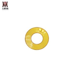 China Round Flexible Heating Film , Thermostatic Custom Polyimide Heater factory