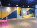 High Density Indoor Wall PET Acoustic Panel For Office Building 2700x1200mm