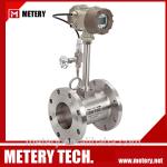 Temperature pressure compensation vortex flow meter