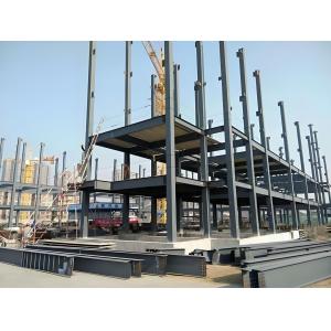 China Single Steel Sheet Roof Steel Structure Building with Sandwich Panel Roof and Strong Earthquake Resistance factory