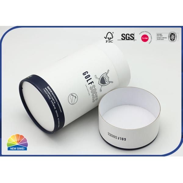 Matte Varnishing Kraft Core Paper Tube Packaging Recycling Round box