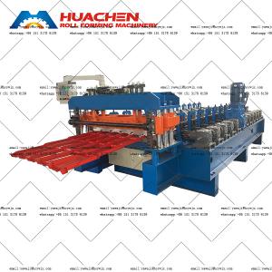 China Automatic Metal Roof Glazed Tile Machine For PPGI / GI on sale