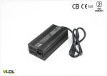 Small Black Silver Sealed Lead Acid Battery Charger , 12V 10A Aluminum Shell