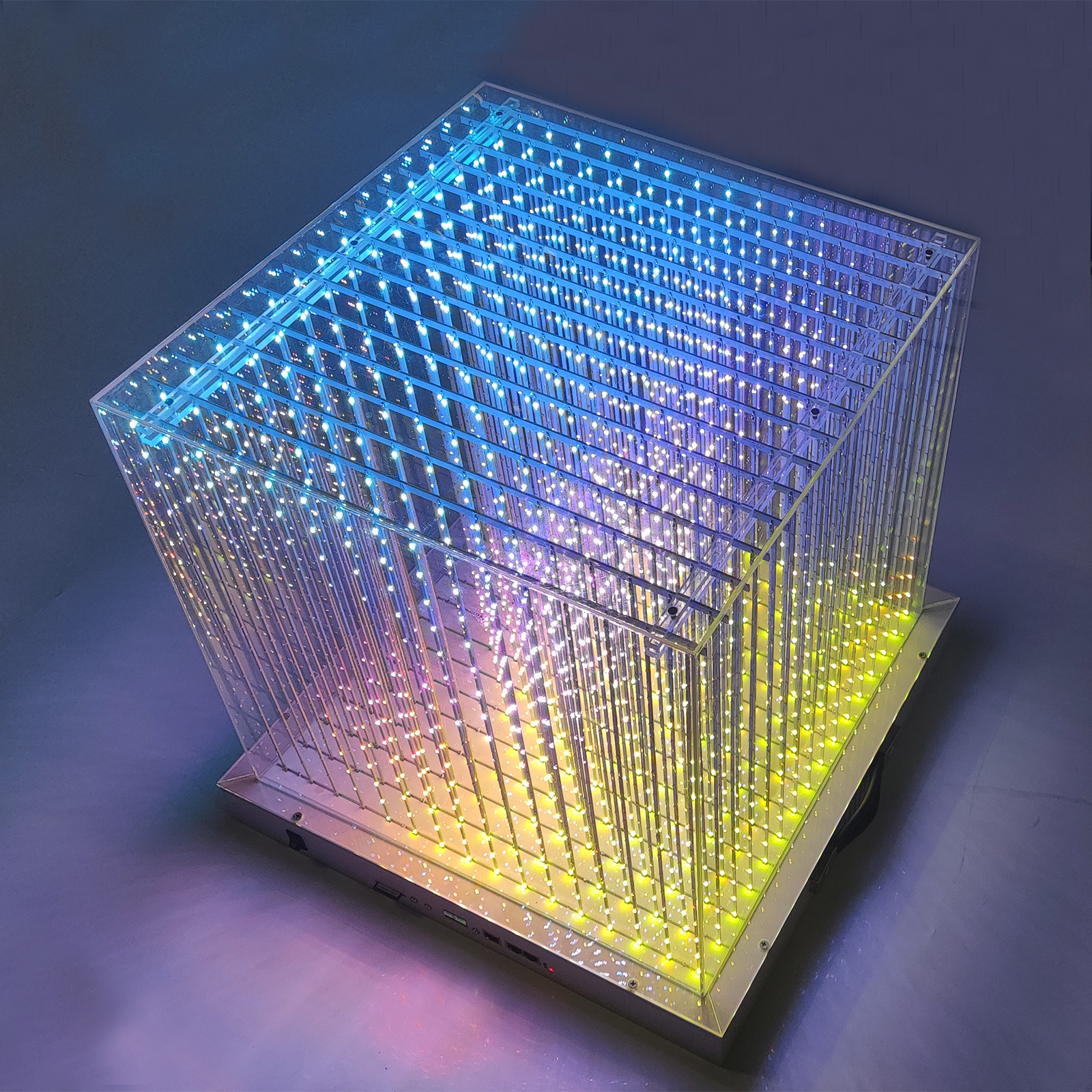 LED Cube for Decor 50000 Hours Lifespan 11.59kg Product Weight 3D exhibition box