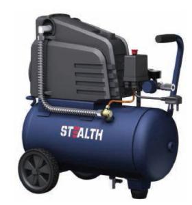China 0302441X Quiet Portable Air Compressor Oil Free Pump 6 Gallon 24 Liters factory