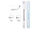 Sweatproof Permanent Makeup Tattoo Kit Double End Microblading Marker Pen Purple