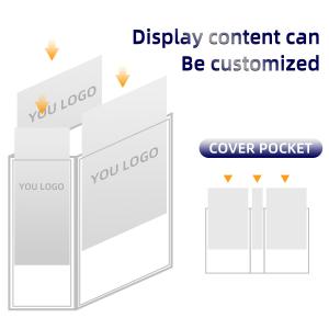 3 Ring Lever Arch File Folders PVC Custom Logo A4 Binder Folder for School