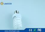 T2 Full Spiral Compact Fluorescent Lamps 15 Watt Tricolor 8000h Lifespan E27