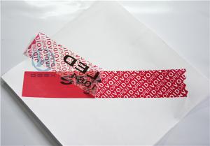 China Retail Tamper Evident Security Labels With Anti - Counterfeit Sticker on sale