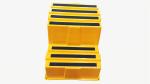 Non Slip Treads Step Stand 52.7X37.5X30.5cm Plastic 2 step stool