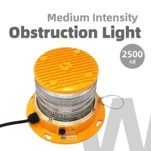 China Polycarbonate Synchronization Tower Obstruction Light DC24V 48V factory