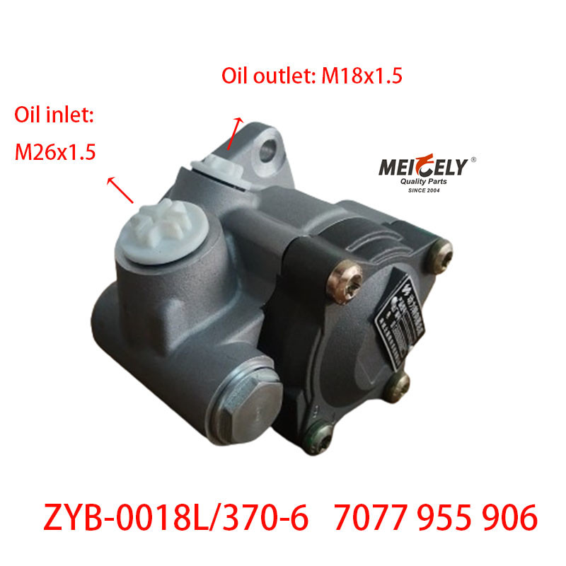 7077 955 906 Shaanqi Heavy Duty Truck HOWO Steering Pump