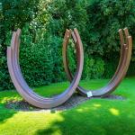 Iso 9001 Certified Large Rusted Metal Garden Sculptures For Outdoor
