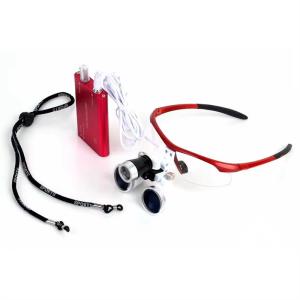 China 2.5X/3.5X Dental Magnifier With LED Head Light Useful Surgical Tool Dental Loupes factory