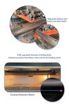 High Productivity Industrial Freestanding Gas Oven 450*66*168cm