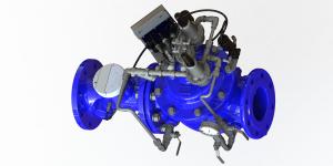 China Flow Rate Water Pressure Regulator Valve FBE Coated With Remote Controller factory