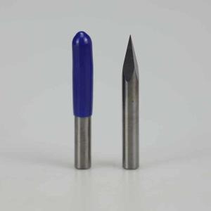 Customizable ODM/OEM CNC Pointed Flat End Mill Triangular Milling Cutter Stone