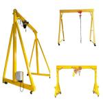 Customized Span Electric Walking Mini Gantry Crane 4 Wheels A Frame Gantry Crane