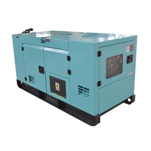 Super Silent 12kw 15kva Dg Diesel Generator Set Rainproof With FAWDE Engine