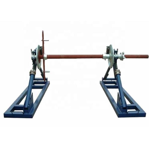 Detachable Type Drum Brakes Spiral Rise Machinery Wire Rope Reel Support