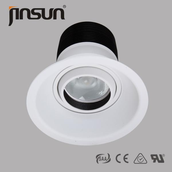 China lens antiglare LED downlight with 36° beam angle 5000k and 3 years warranty factory