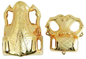 China Gold Plating 4# G Coffin Ornaments , Coffins And Caskets Accessories Customized factory