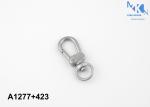 Zinc Alloy Small Bag Snap Hook Fashion Style With Engraved Logo