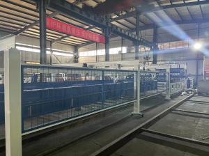 China 3000mm Mesh Length Reinforcing Mesh Welding Machine Automatic Cross Wire Feeding 6000kg - 10000kg on sale