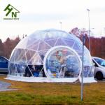 Semi Permanent Clear Pvc Roof Geodesic Dome Tent For Outdoor Exhibition Events