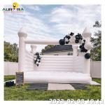 Water Bounce House Inflatable Wedding Bouncy Castle White With Ball Pit