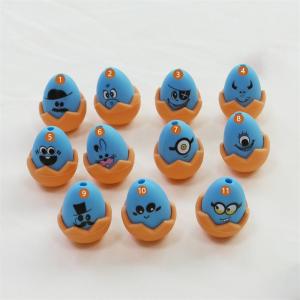 Custom Easter Focals Silicone All Beads Non - Toxic Silicone Printed Easter Eggs