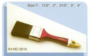 China Plastic handle pure natural bristle Chinese bristle synthetic mix paint brush No.3010 factory