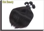 100% Straight Remy Human Hair Bundles / Natural Cuticle Aligned Hair