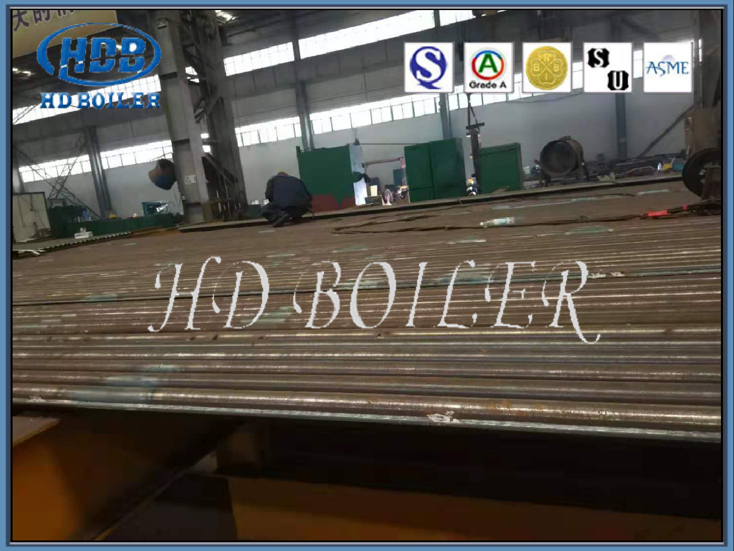 76mm Heat Exchanger Pin Type Boiler Membrane Wall With Pin