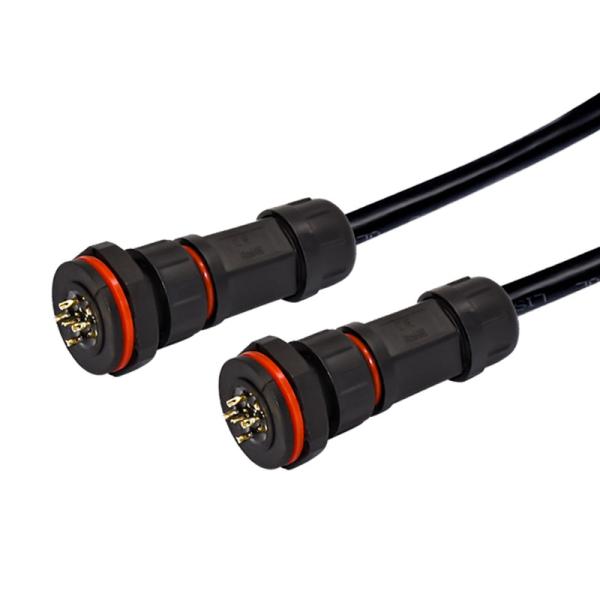 5pins Waterproof Cable Connector M19 600V 20A IP67 Ebike Electrical Connectors