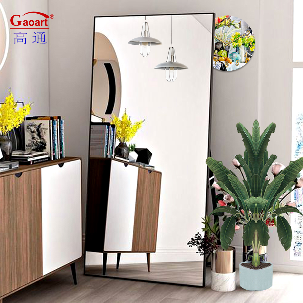 Contemporary Aluninium Alloy Frame Mirror for Popular Design Entrance Dressing Room