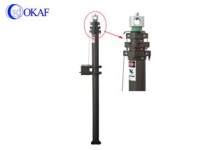 China Hand Crank Powered Telescoping Mast Pole Aluminum Alloy 5m Antenna Train factory