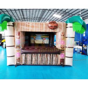 Palm Tree Carnival Booth Inflatable Tiki Bar Pub Tent