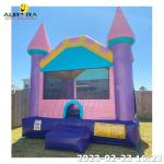 Bounce House Kids Inflatable Party Jumping Castle With Soccer Goal Factory Price