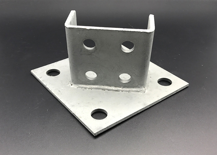 EZ Hot Dipped Galvanized Post Base HDG Metal Unistrut C Channel Fitting