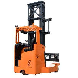 China 2.5 Ton 3 Ton Electric Forklift Narrow Multi Directional For Long Material Handing factory