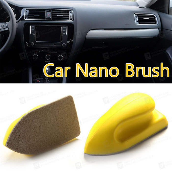 12x5.7x4cm Nanometer Car Interior Cleaning Brush For Auto Furniture Couch Boots Sofa